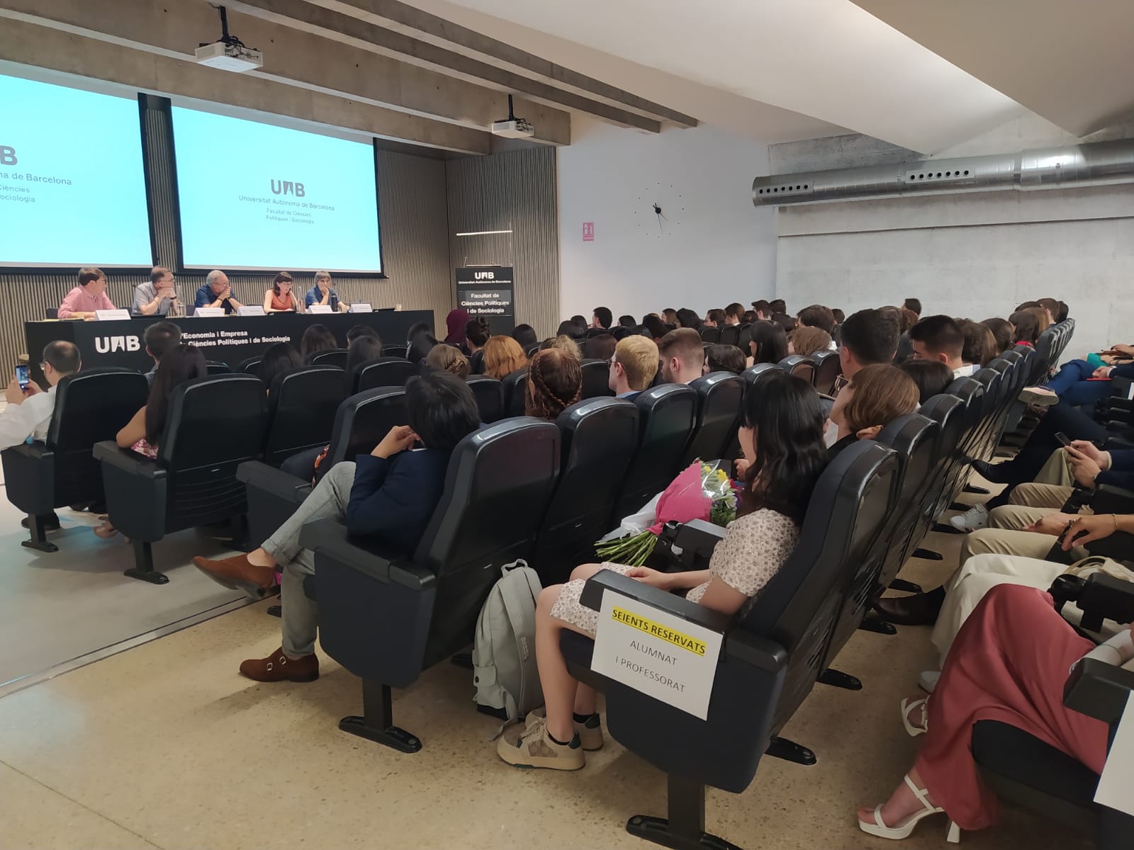 Acte de graduació de l'alumnat de màster de la promoció 2023